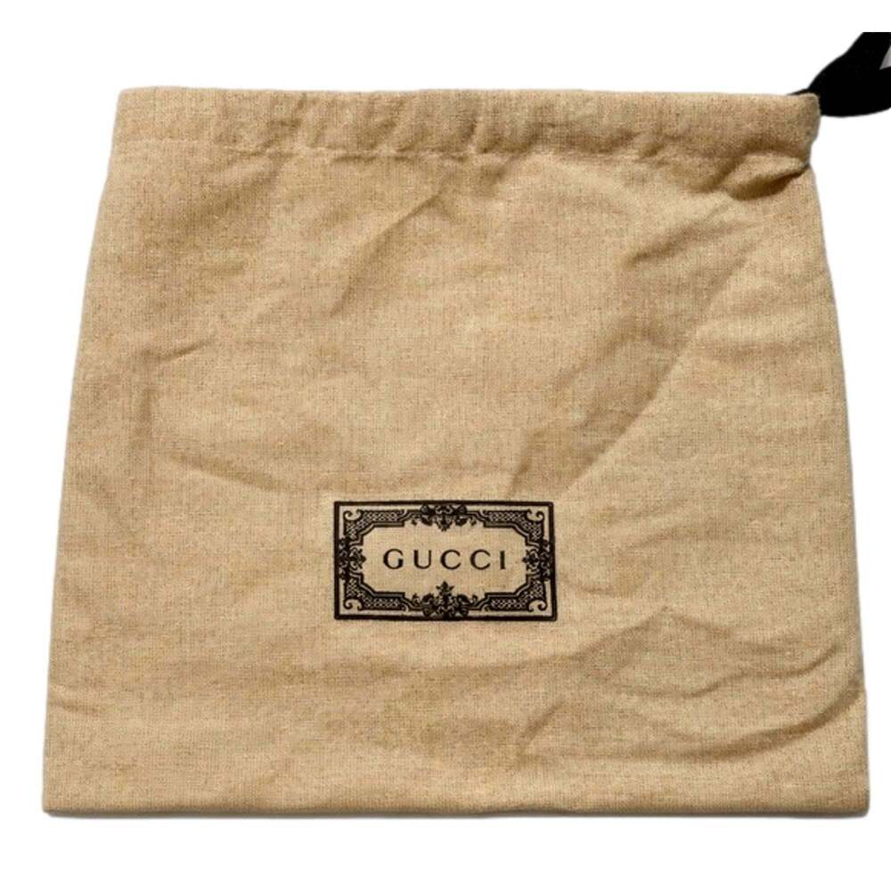 Gucci GG Monogram Utility Tote Bag Brown Ripstop Canvas Leather - Picture 5 of 5